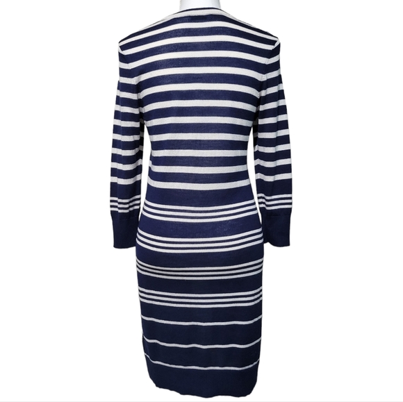 Equipment Silk Cashmere Blend Striped Sweater Dress - Picture 2 of 6